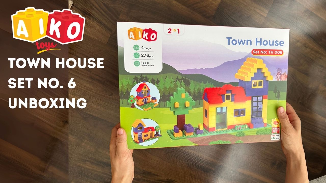 AIKO Town House Set No. 6 | 278 Premium ABS Plastic Building